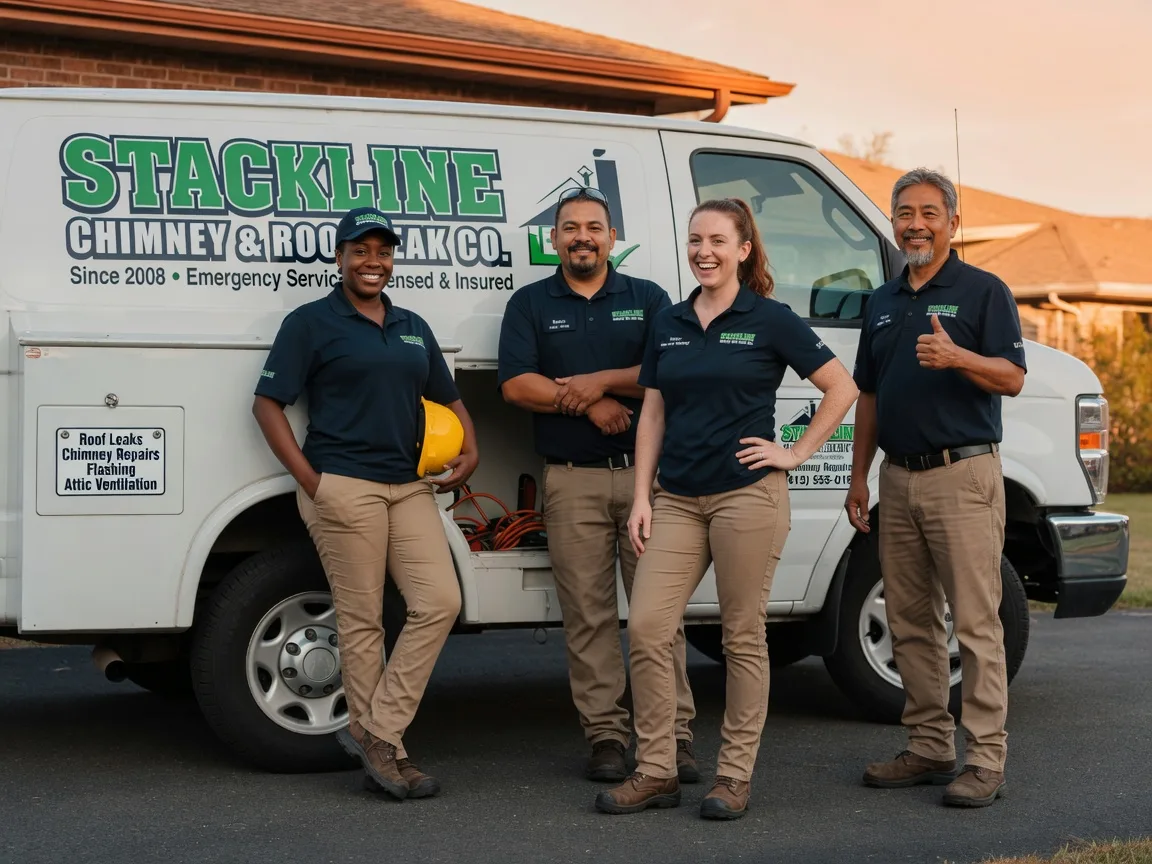 Chimney flashing repair company in Midwest, WY